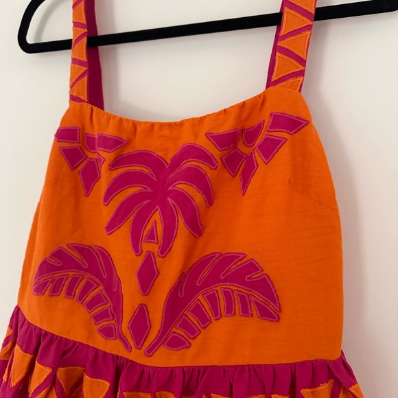 Farm Rio Pineapple Love cutout dress size large NWT - Picture 3 of 5